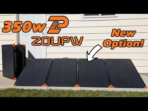 The New ZOUPW 350W Solar Panel – Portable Power on a Whole New Level!