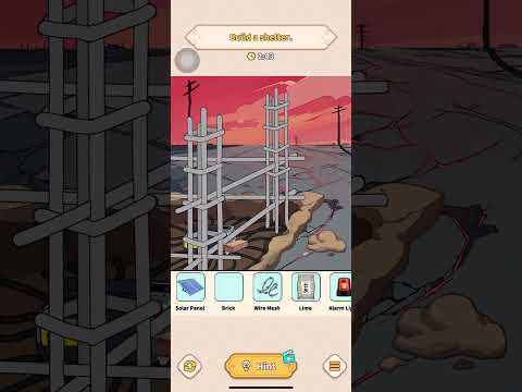 Brain Puzzle Tricky Quest Level 89 - Build a Shelter - Zombie Defense.
