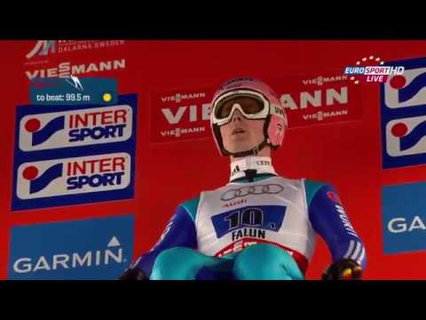 Severin Freund 97.0 m Falun 2015 (English Commentary)
