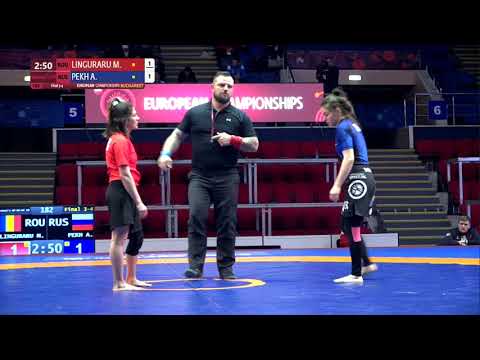 BRONZE Women's GP No-Gi - 53 kg: M. LINGURARU (ROU) v. A. PEKH (RUS)