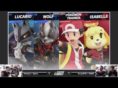 RSHU Doubles: Pokepen + Qphex vs DerpyDTW + DAMN. - Winners Finals