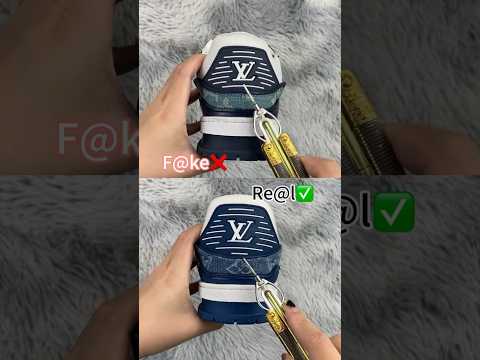 Real Vs Fake LV Sneaker #shorts #sneakerhead #viral