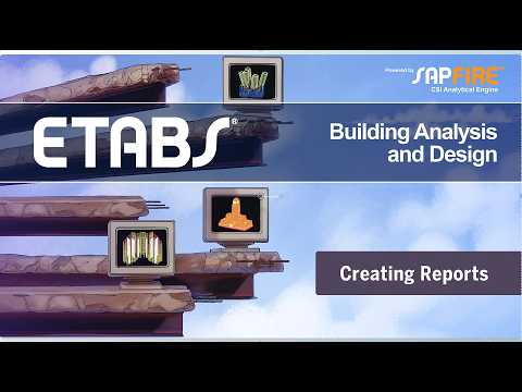 ETABS Summary Report báo cáo tổng hợp giúp đánh giá nhanh kết quả phân tích kết cấu