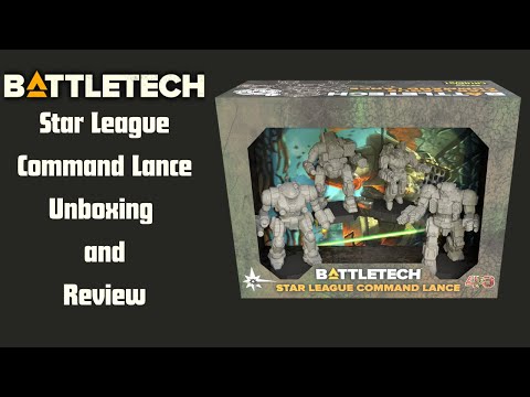 KGT- 015 - Battletech Star League Command Lance Unboxing and Review