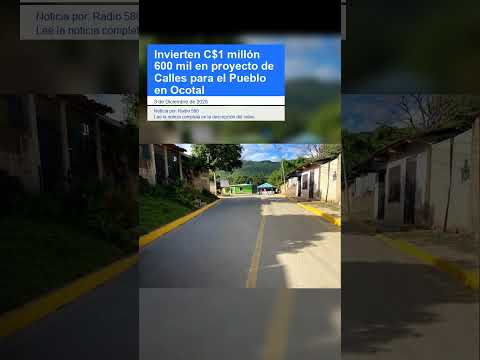 Invierten C$1 millón 600 mil en proyecto de Calles para el Pueblo en Ocotal