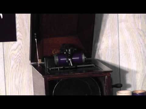 Edison blue amberol cylinder 1897 - "Waiting For The Robert E Lee" by Collin & Harlan