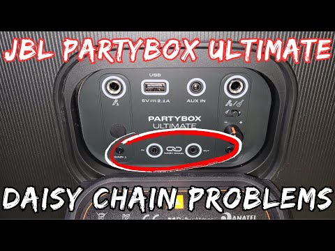 JBL Partybox Ultimate VS 710 Daisy Chain NOT WORKING