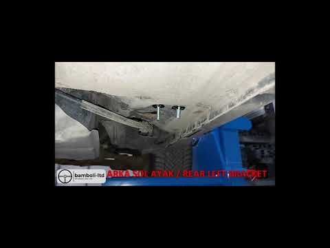 How to install Ford Kuga 2008-2012 running board