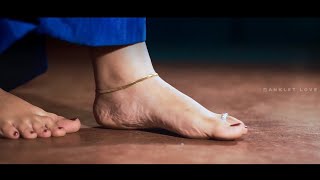 Parvathy R Krishna Feet  Story of Minji  Gold Ankl