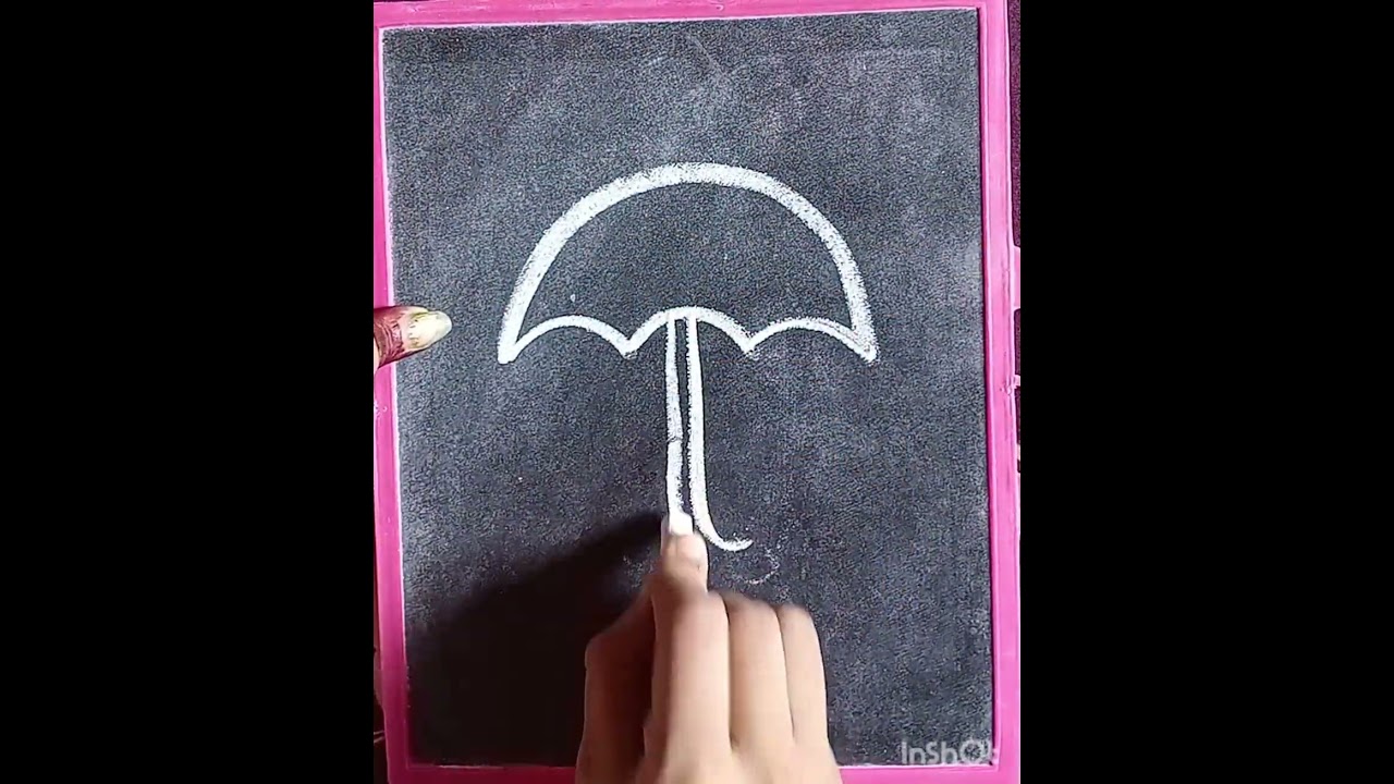 Chalk drawing. #shorts #easy