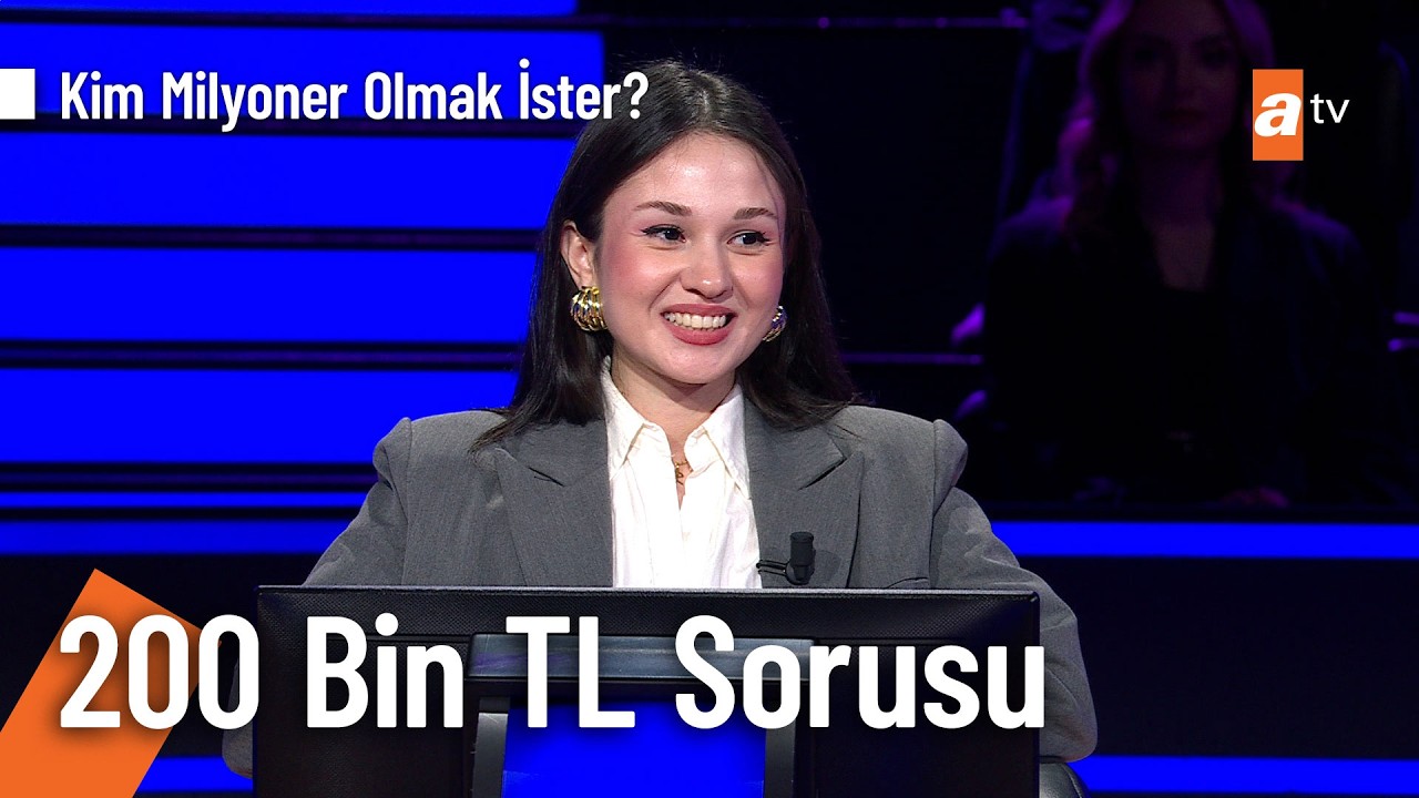 Gizem Yılmaz Sıra 200 bin TL değerindeki soruya ne cevap verdi? - Kim Milyoner Olmak İster?