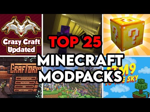 Top 25 BEST Minecraft Modpacks 2025