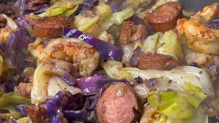 My Secret Ingredients for the Best Loaded Cajun Fried Cabbage - I Heart Recipes