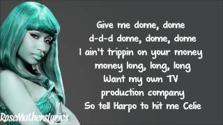 Nicki Minaj - Raining Men Verse Lyrics Video