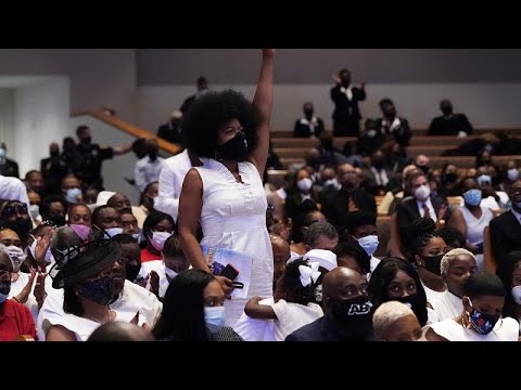 'He is going to change the world': hundreds attend George Floyd's funeral in Texas