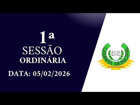 1º SESSÃO 2026 - CÂMARA MUNICIPAL DE SÃO FRANCISCO DO BREJÃO