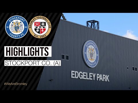 Highlights: Stockport County 1-1 Bromley