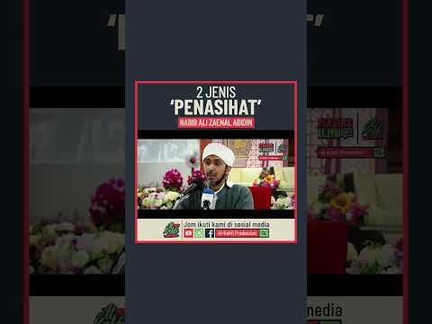 Habib Ali Zaenal Abidin - 2 Jenis 'Penasihat' #shorts