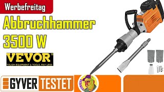 Abbruchhammer 3500W. Gut und günstig von Vevor