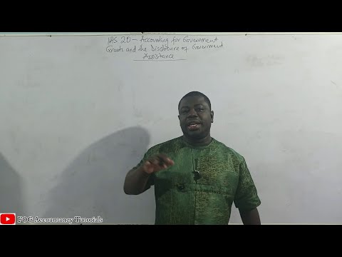 IAS 20 - ACCOUNTING FOR GOVERNMENT GRANTS AND THE DISCLOSURE OF GOVERNMENT ASSISTANCE (PART 4)
