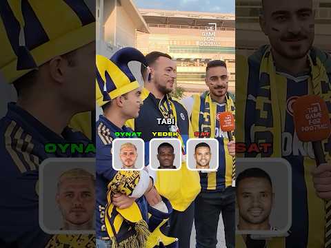 OYNAT-YEDEK-SAT: Yok böyle objektiflik😍 #football #quiz #fenerbahçe #keşfet