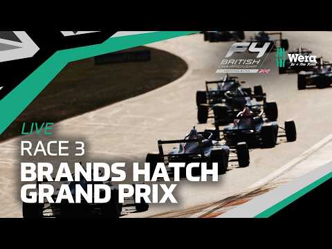 📺 LIVE | Round 10 | Race 3 | Brands Hatch GP | Wera Tools British F4