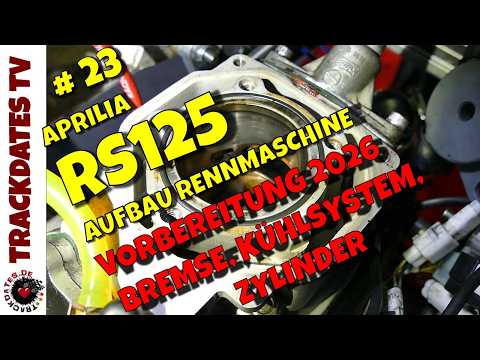 Teil 23 | Vorbereitung 2026 | Bremse und Kühlsystem | APRILIA RS125 MP 1998 | Aufbau Rennmaschine