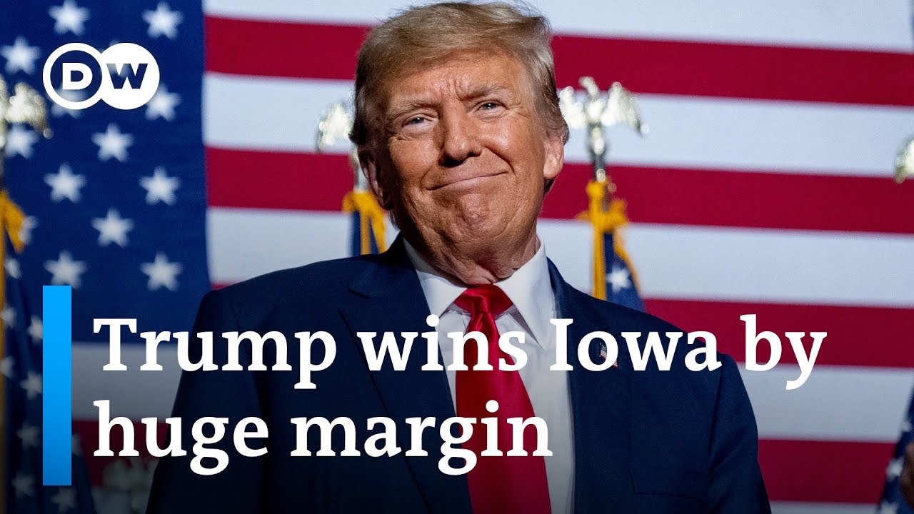 Trump wins Iowa caucuses by wide margin | DW News