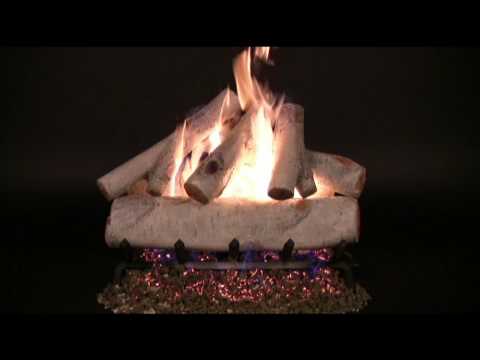 Rasmussen Birch Log Set Video