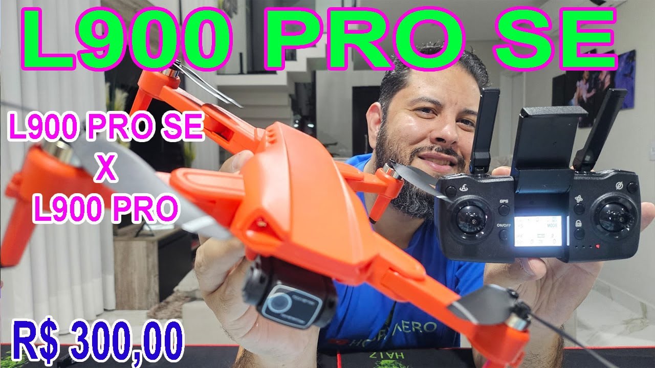 Drone L900 Pro SE Como Ligar configurar todas as funções botões e câmera  comparativo com o L900 pro