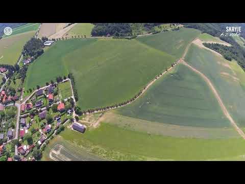 Letecké video Skryje z nebe