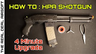 How To : HPA Tap Jag Arms Shotgun ( Airsoft Scattergun)
