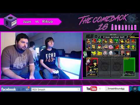 The Comeback 16 Arcadian - Juan vs Rikou - Losers R5