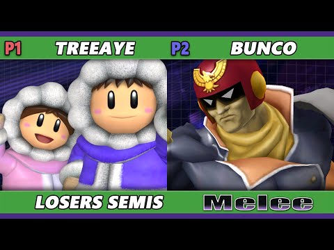 S@X 502 Losers Semis - Treeaye (Ice Climbers) Vs. Bunco (Captain Falcon) Smash Melee - SSBM