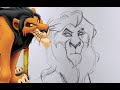How To Draw SCAR From Disney S The Lion King Dramaticparrot