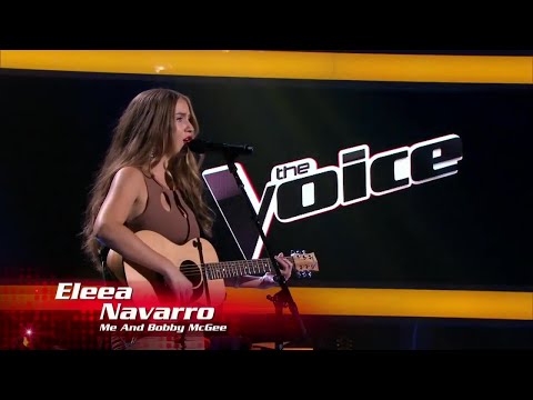 Eleea Navarro - Me and Bobby McGee | The Voice Australia 4 (2015) | Blind Auditions