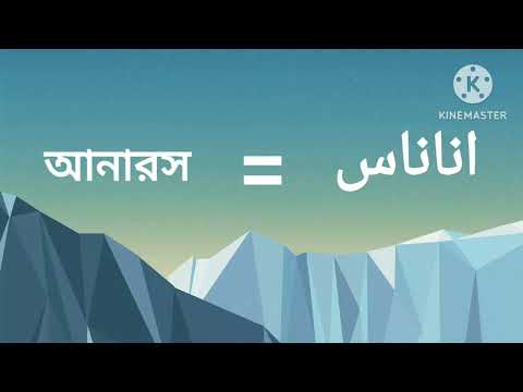 Five Fruit name in Arabic 🍉🍉🍉🍍🍍🍍