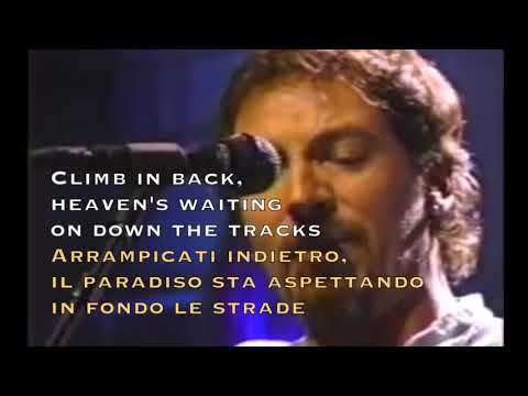 Bruce Springsteen & Melissa Etheridge - Thunder Road - Live 1995 (Lyrics on Screen) (Traduzione Ita)