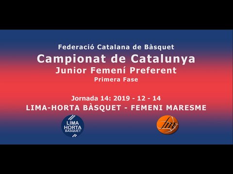 Lima Horta - Femení Maresme. Junior Preferent. 20191214 Complert