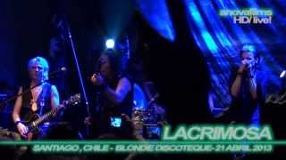 Lacrimosa - Lichtgestalt, Feuer &amp; Copycat / Chile, Blondie Discoteque / 21 Abril 2013 [HD-1080i]