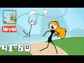 Draw Fly Gameplay Walkthrough All Levels 41 80 Funny Stickman Brain Puzzle Game
