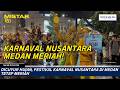 Diguyur Hujan, Festival Karnaval Nusantara di Medan Tetap Meriah