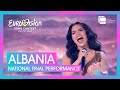 Besa Kokëdhima Zemrën N Dorë Albania National Final Performance Eurovision 2024