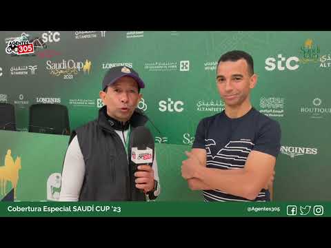 Joao Moreira conversa con Jose L. Verenzuela sobre su participación en la Saudi Cup 2023