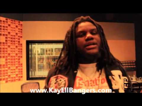 Fat Trel in studio with a Kay Ell Beat (Co Produced by DC Beatz)