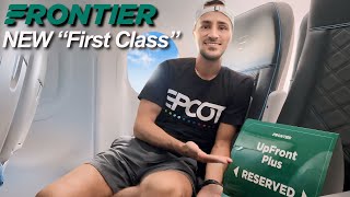 I Tested Frontier Airlines BRAND NEW First Class seat, Upfront Plus!