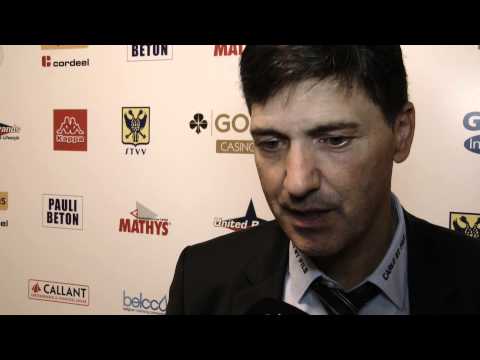 Felice Mazzu après STVV - R.Charleroi S.C