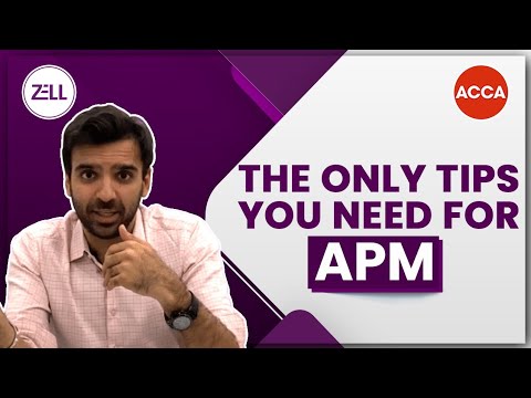 #3 tips in 3 minutes for ACCA ADVANCED PERFORMANCE MANAGEMENT Paper | Exam tips and tricks for APM