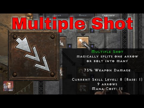 D2R Skills & Abilities - Multiple Shot (Amazon Bow & Crossbow Tree)
