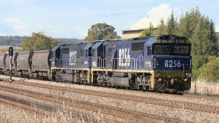 preview picture of video 'Pacific National Coal Train with 82 Class Locomotives - PoathTV Australian Railways & Railroads'